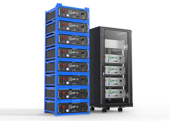 Rack Mounted Solar Lithium Battery Pack Solar Power Backup System 10.24Kwh 100A