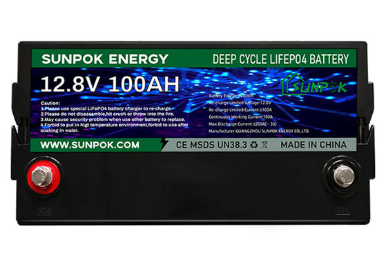 100Ah 12 Volt Deep Cycle Marine Battery Lithium Bluetooth Trolling Motor Battery