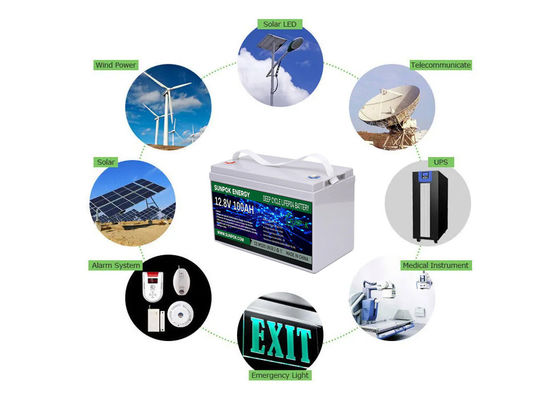 LiFePo4 Lithium Ion Deep Cycle Battery 12v 24V 100ah 200ah Long Life Agm Gel Batteries