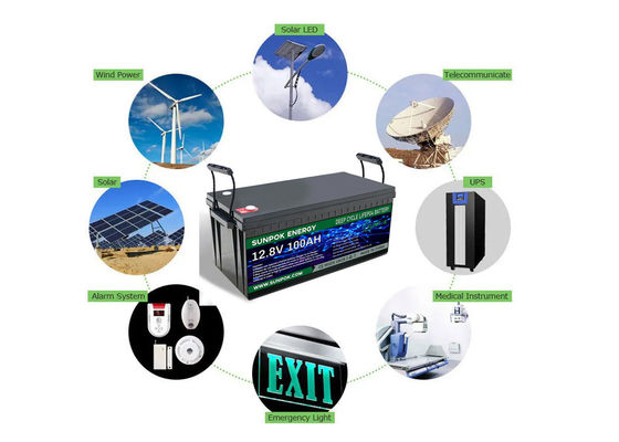 12v 50ah 100ah 200ah Deep Cycle Lithium Battery For Energy Storage