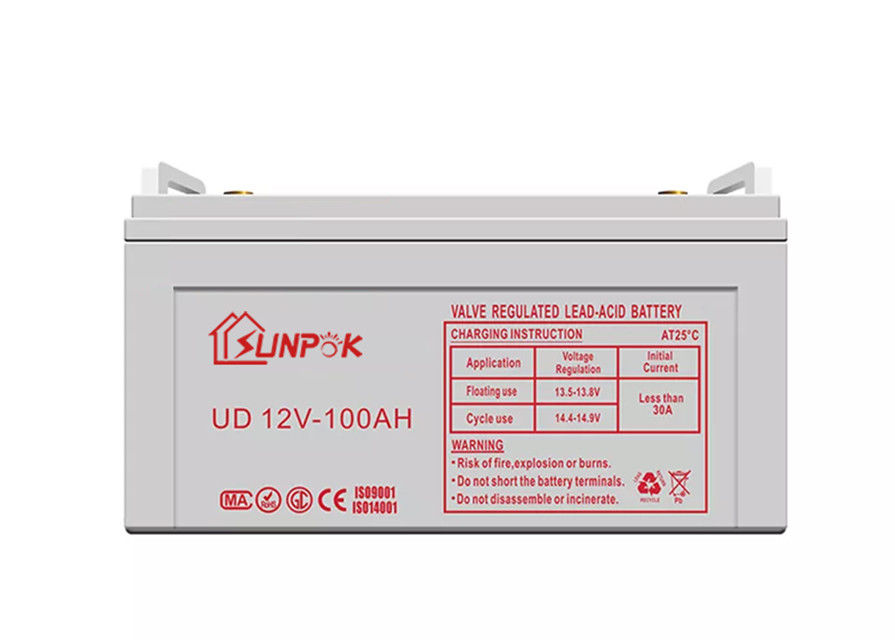 UN38.3 ডিপ সাইকেল 12V জেল ব্যাটারি 100ah 200ah পাওয়ার স্টোরেজ আরভি বোট ইলেকট্রিক ফর্কলিফ্টের জন্য