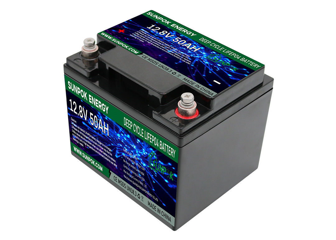 সৌর শক্তি সঞ্চয়ের জন্য 12V 50Ah লিথিয়াম আয়ন ডিপ সাইকেল ব্যাটারি