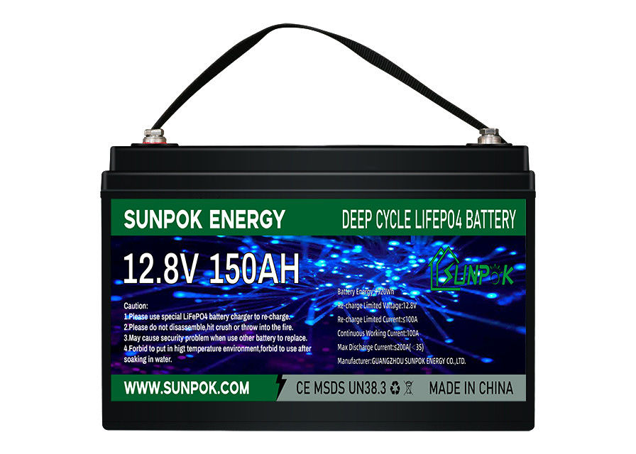 ব্লুটুথ মডিউল সহ RV-এর জন্য লাইটওয়েট LiFePo4 12V 100Ah ডিপ সাইকেল লিথিয়াম ব্যাটারি