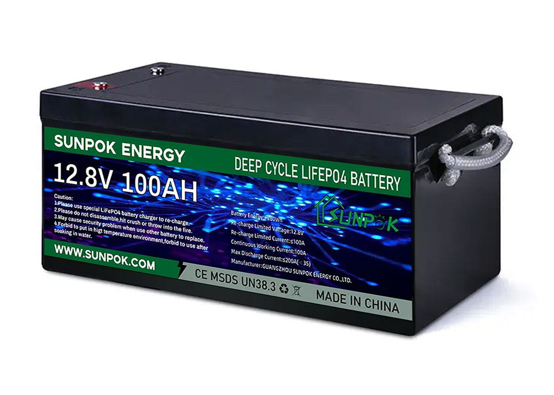 গভীর সাইকেল দীর্ঘ জীবনকাল নিরাপদ 24v 48v 100ah গল্ফ কার্ট Lifepo4 লিথিয়াম আয়ন ব্যাটারি