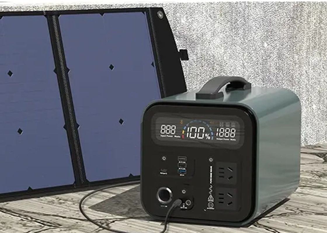 Dc Ac 500W 600w 1000W লিথিয়াম ব্যাটারি ব্যাংক পোর্টেবল পাওয়ার স্টেশন কুইক চার্জ সাপোর্ট