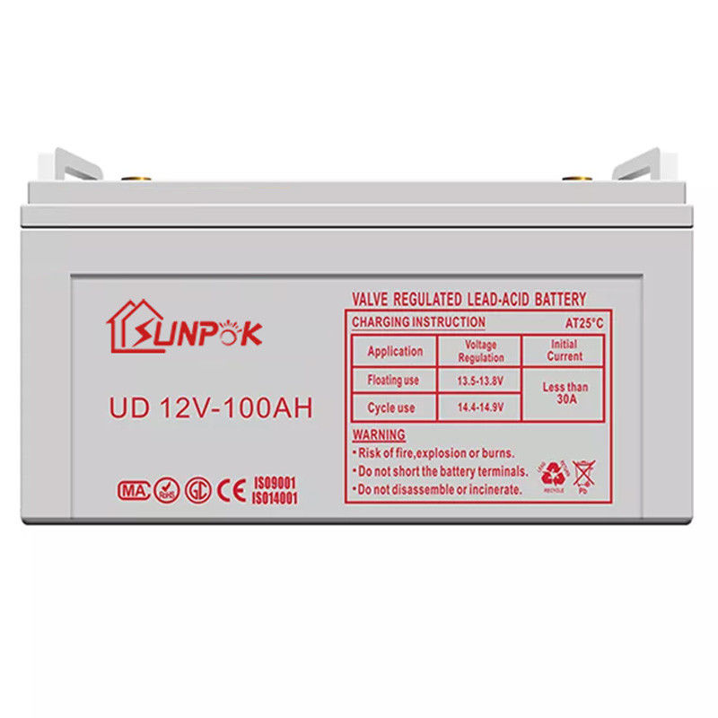 Sunpok 12v জেল ডিপ সাইকেল ব্যাটারি 50ah 100ah 120ah 150ah 200ah 300ah সোলার ডিপ সাইকেল ব্যাটারি