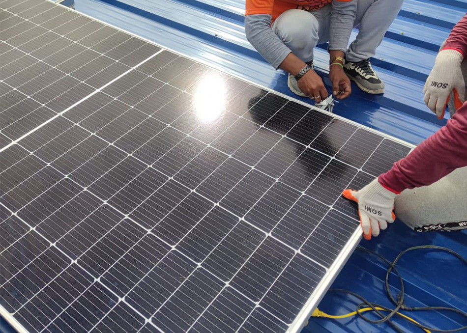 EU US 50kw হাইব্রিড সোলার পাওয়ার সিস্টেম 10kw 15kw হোম জন্য 20kw 30kw শিল্প সৌর সিস্টেম