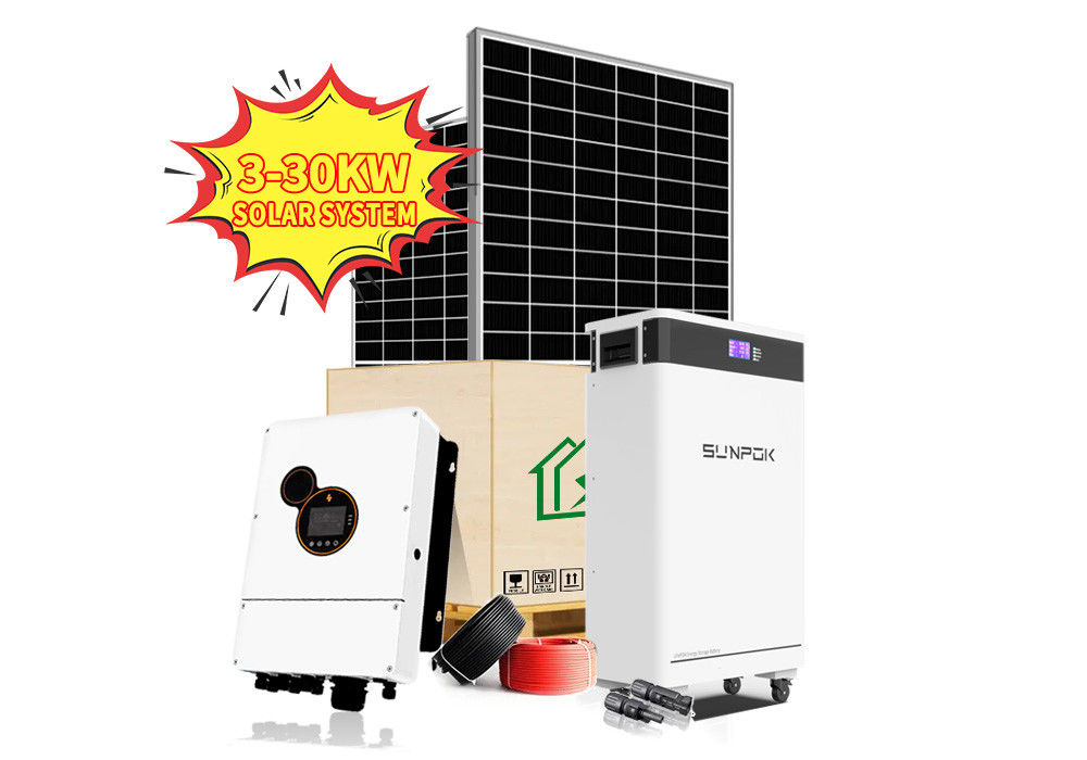 সৌর সিস্টেম 6.2kw সম্পূর্ণ 6.2KW 11KW সম্পূর্ণ সৌর কিট অফ গ্রিড সৌর প্যানেল সিস্টেম হোম জন্য সৌর শক্তি সিস্টেম