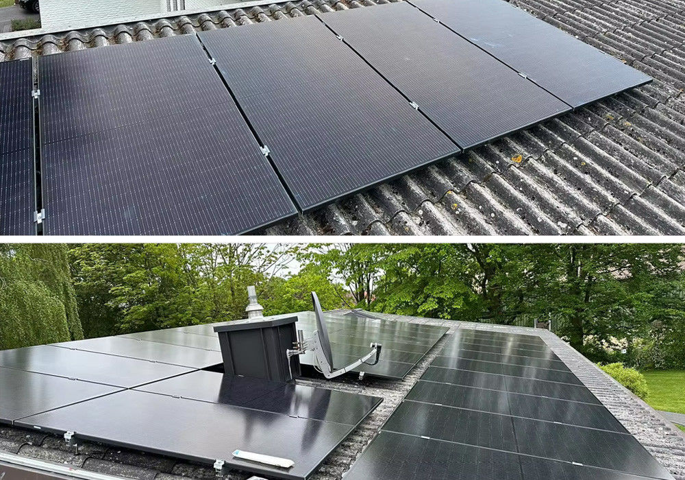 3kw 5kw 8kw 10kw হাইব্রিড সোলার পিভি সিস্টেম 5 কিলোওয়াট হাইব্রিড সোলার পিভি সিস্টেম ব্যাটারি সহ