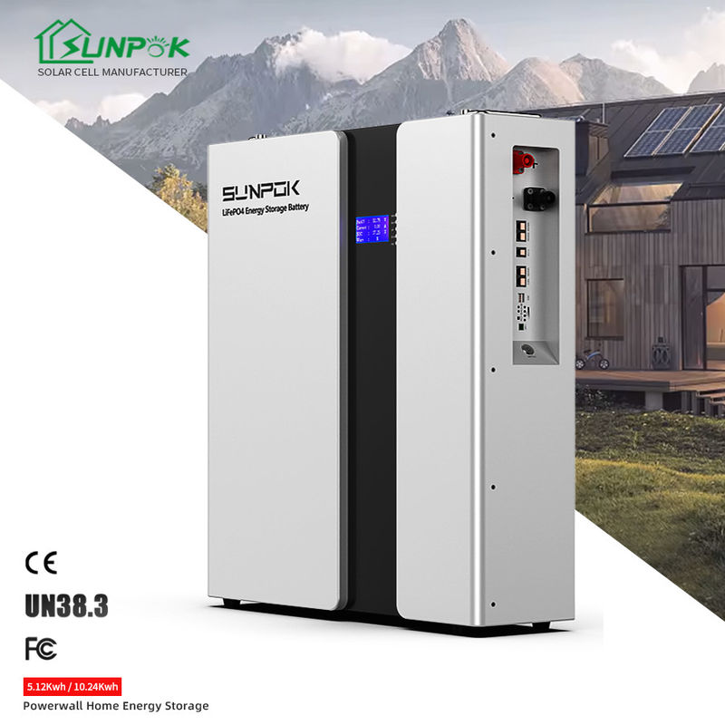 সৌর প্রাচীর 48v 50ah 100ah 150ah 200ah এনার্জি স্টোরেজ পাওয়ারওয়াল 5kw 10kw Lifepo4 লিথিয়াম আয়ন ব্যাটারি