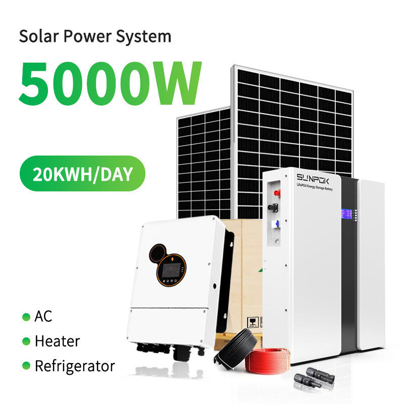 সৌর সিস্টেম অফ গ্রিড 5KW 10KW 20KW বাণিজ্যিক শিল্প বাড়ি বিক্রয়ের জন্য সৌর শক্তি সিস্টেম