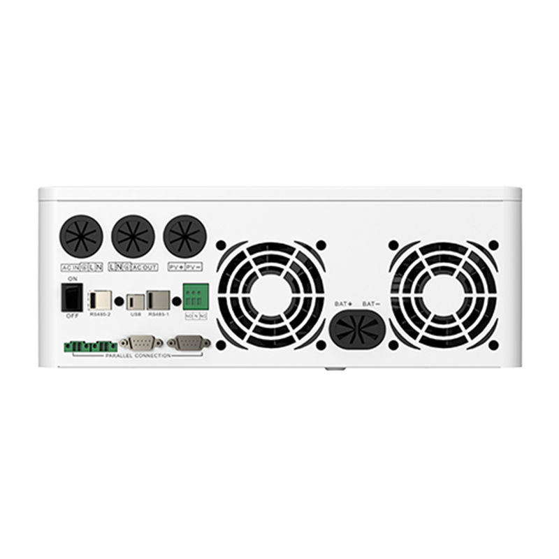 8.2KW 10.2KW ডিসি 220/230V এসি খাঁটি সাইন ওয়েভ সোলার ডাবল এমপিপিটি অন / অফ গ্রিড সোলার হাইব্রিড ইনভার্টার