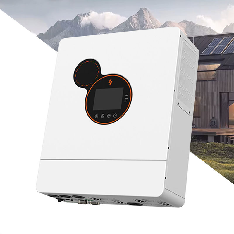 8.2KW 10.2KW ডিসি 220/230V এসি খাঁটি সাইন ওয়েভ সোলার ডাবল এমপিপিটি অন / অফ গ্রিড সোলার হাইব্রিড ইনভার্টার