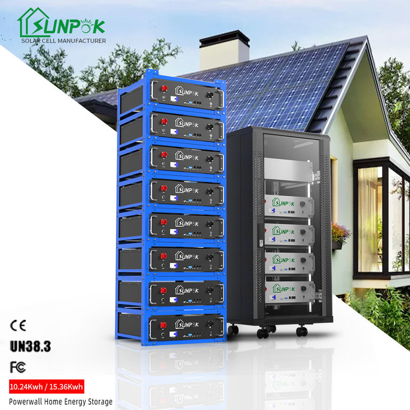 লাইফপো 4 লিথিয়াম সৌর ব্যাটারি 10kWh 20kWh 30kWh র্যাক মাউন্টড হোম এনার্জি স্টোরেজ সিস্টেম
