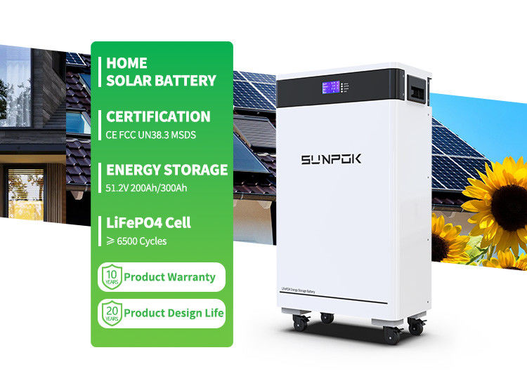 সৌর ব্যাটারি Lifepo4 6kw Byd সৌর লিথিয়াম ব্যাটারি 48v 200ah 300ah হোম শক্তি সঞ্চয়স্থান