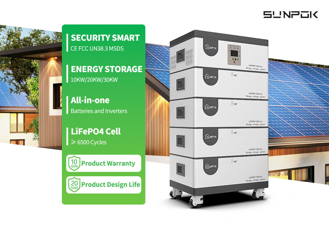 অল ইন ওয়ান ইনভার্টার এবং লিথিয়াম ব্যাটারি 10kw 15kw 20kwh 30kwh অল ইন ওয়ান