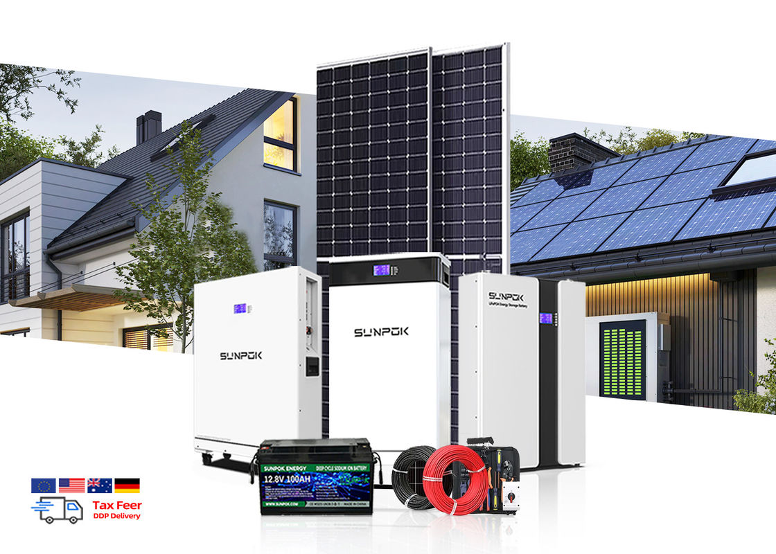 সম্পূর্ণ সোলার এনার্জি সিস্টেম 5kv 15kw ইন্ডাস্ট্রি অফগ্রিড সোলার এনার্জি স্টোরেজ পাওয়ার সিস্টেম