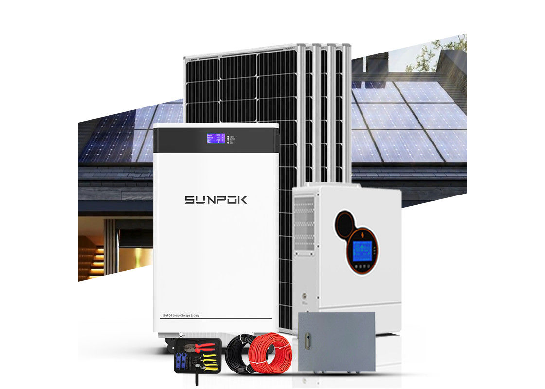সৌর সিস্টেম সম্পূর্ণ কিট হোম 10kw 15kw 200kw অফ গ্রিড হাইব্রিড পাওয়ার ইনভার্টার ব্যাটারি স্টোরেজ প্যানেল সৌর শক্তি সিস্টেম