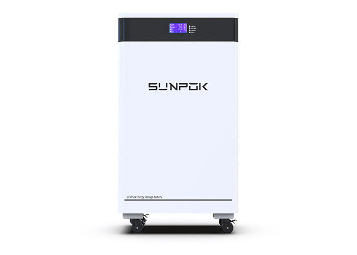 সৌর 15kWh লিথিয়াম আয়ন ব্যাটারি প্যাক 51.2V 300Ah Lifepo4 মেঝে মাউন্ট সিস্টেম 48V ভোল্টেজ সঙ্গে সৌর শক্তি জন্য