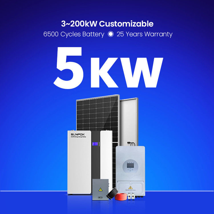 গ্রিড বন্ধ সৌর সিস্টেম 3KW 5KW 10KW হোম সৌর প্যানেল কিট 12kw 15kw হোম জন্য সৌর শক্তি সিস্টেম
