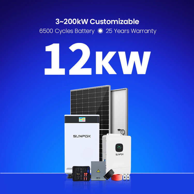 5Kw 10Kw 12Kw 15Kw 18Kw 20Kw 25Kw 30Kw অফ গ্রিড সৌর শক্তি শক্তি সিস্টেম সঞ্চয় সৌর শক্তি সিস্টেম