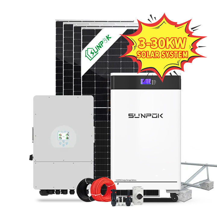 5kw 10kw 20kw 50kw গ্রিড বন্ধ পাইকারি মূল্য সম্পূর্ণ সৌর শক্তি সিস্টেম সৌর পিভি মাউন্ট ফটোভোলটাইক প্যানেল সৌর সিস্টেম