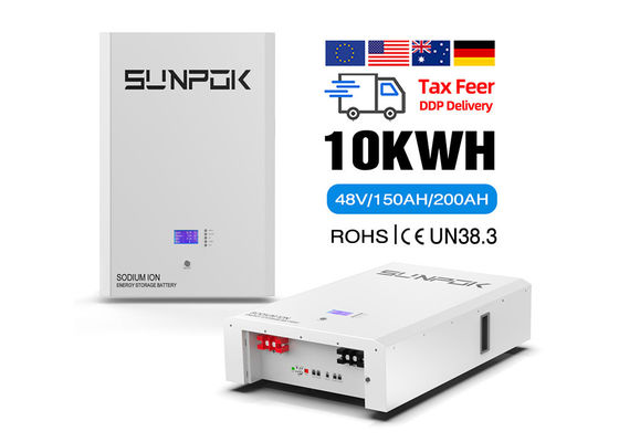 RS485 Sodium Ion Battery Powerwall Energy Storage Battery Built In BMS