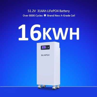 51.2V 300Ah Batter Lifepo4 Lithium Battery Pack 48V 15kw Lithium Home Battery Energy Storage System