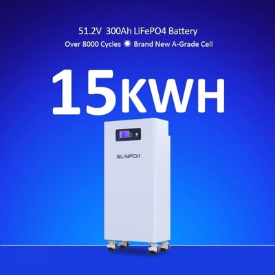 51.2V 280Ah Lithium Battery Pack 48V LiFePO4 Energy Storage Battery 14.3Kwh Home Solar Energy Storage System